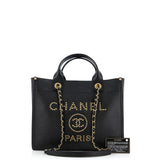 Deauville Tote Studded Caviar Small