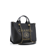 Deauville Tote Studded Caviar Small