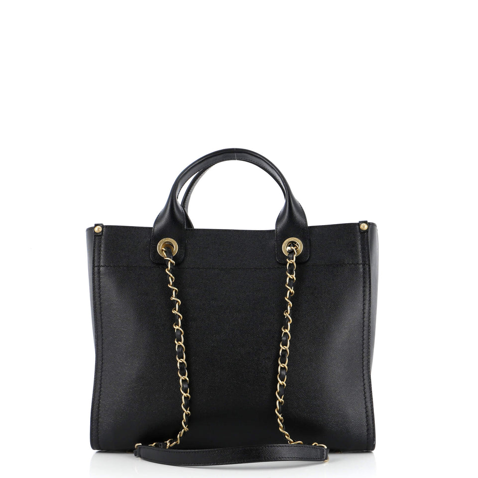 Deauville Tote Studded Caviar Small