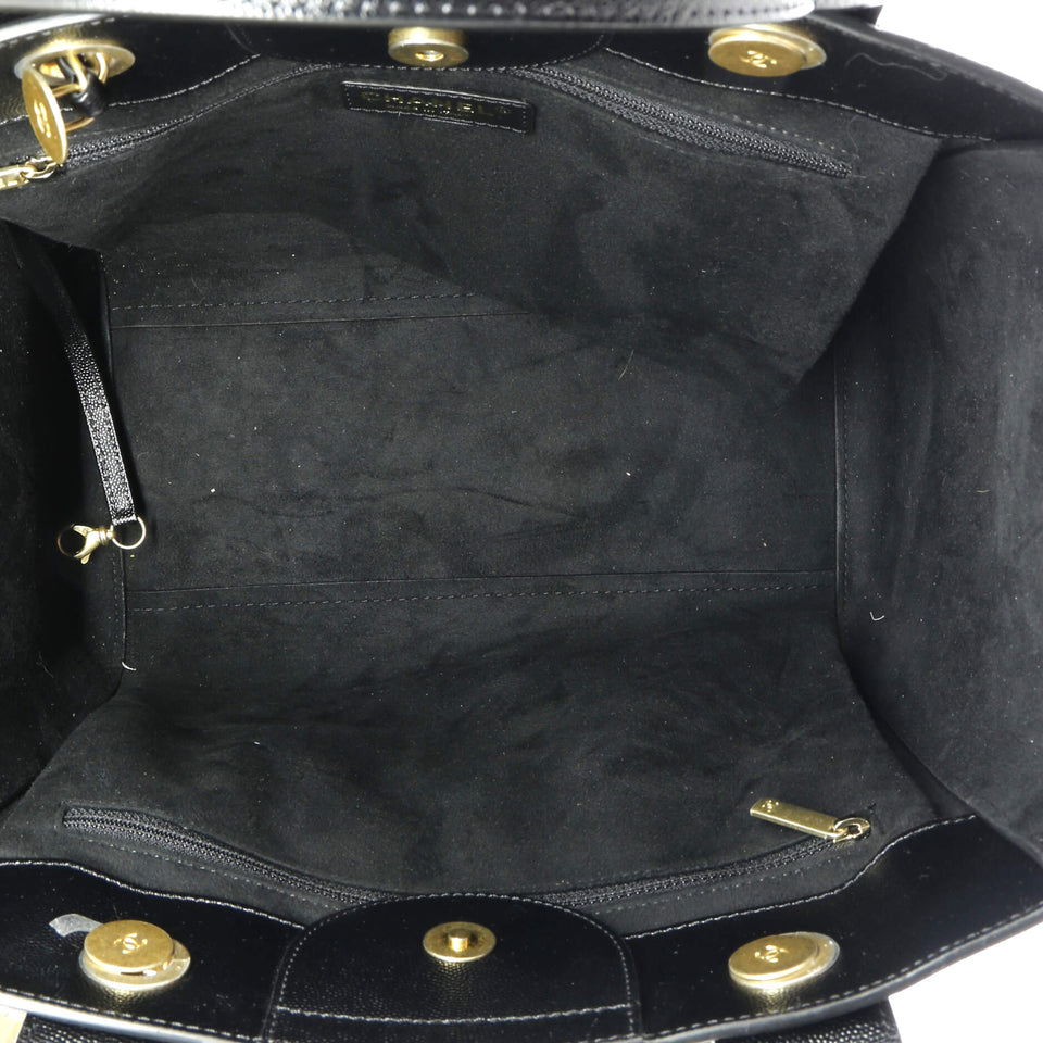 Deauville Tote Studded Caviar Small