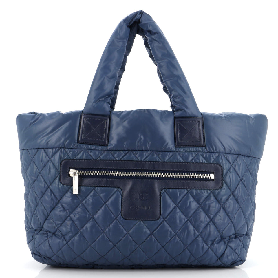 Coco Cocoon Zipped Tote Quilted Nylon Large