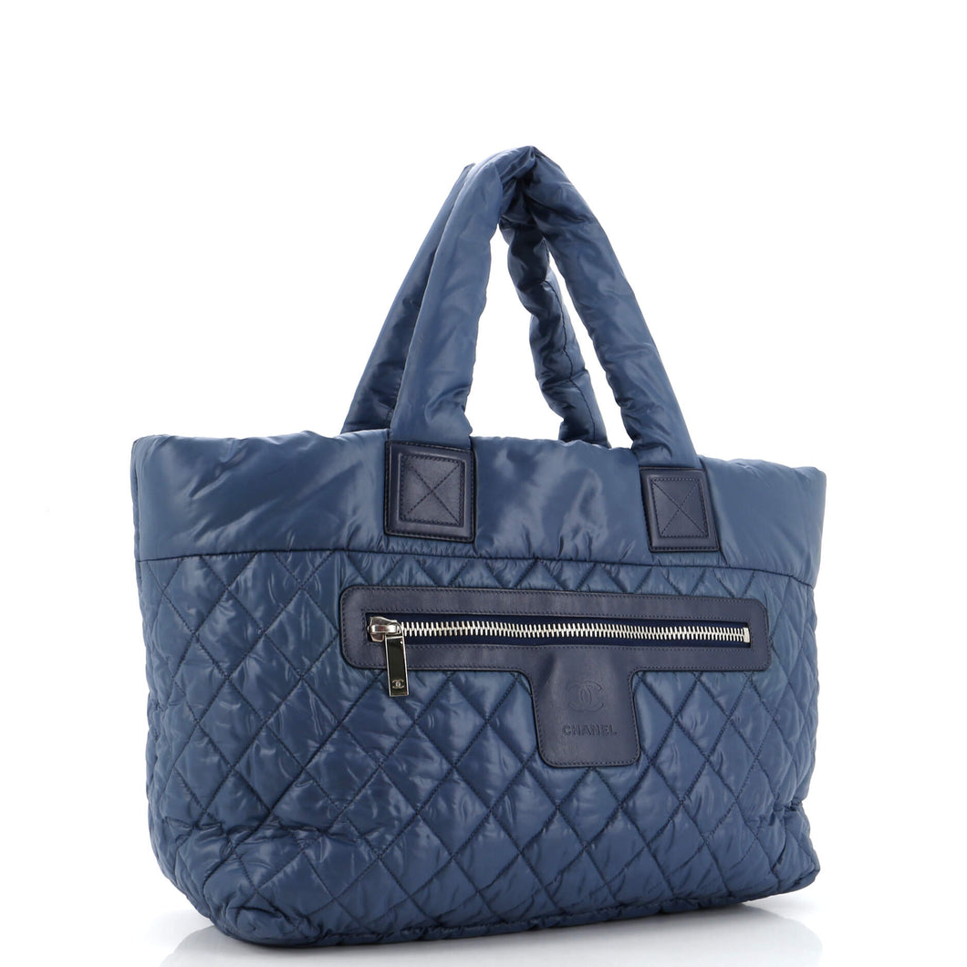 Coco Cocoon Zipped Tote Quilted Nylon Large