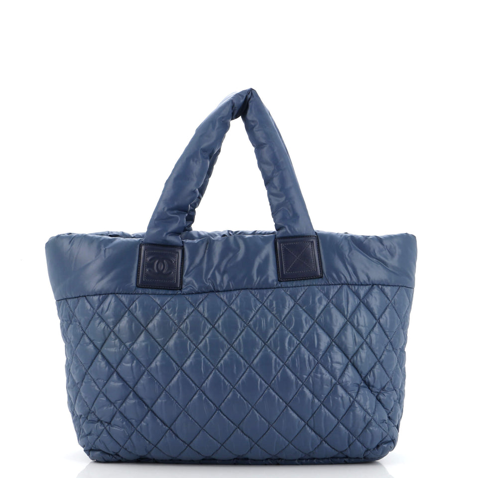 Coco Cocoon Zipped Tote Quilted Nylon Large
