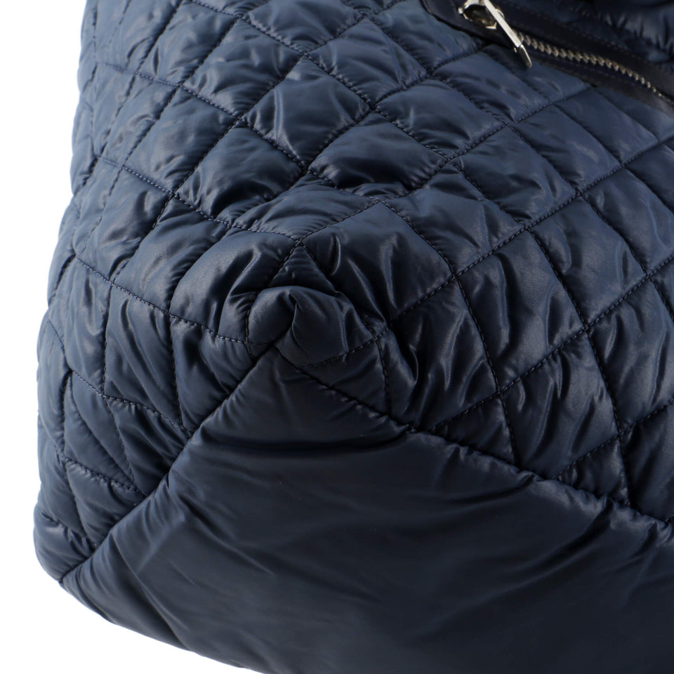 Coco Cocoon Zipped Tote Quilted Nylon Large