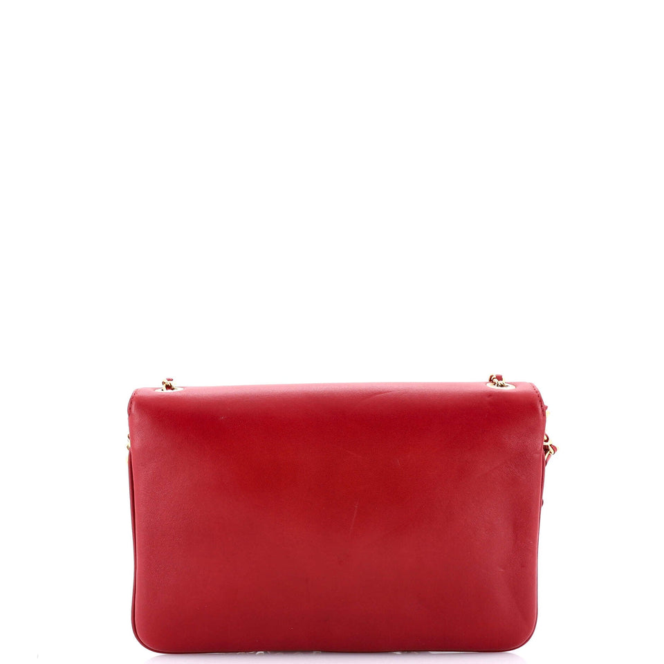Unchained Flap Crossbody Bag Quilted Lambskin Medium