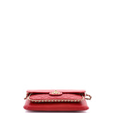 Unchained Flap Crossbody Bag Quilted Lambskin Medium