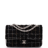 Classic Double Flap Bag Tweed and Quilted Lambskin Medium