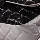 Classic Double Flap Bag Tweed and Quilted Lambskin Medium