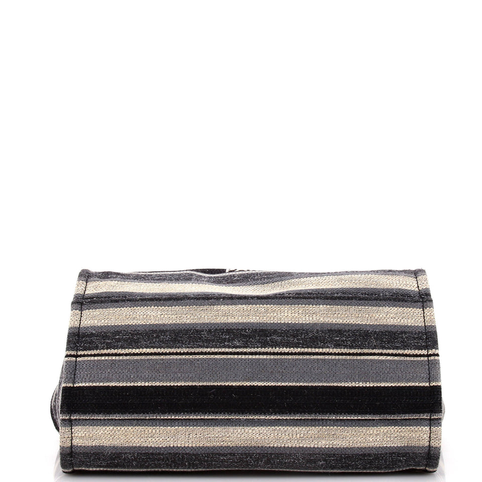 Deauville Tote Stripe Canvas Medium
