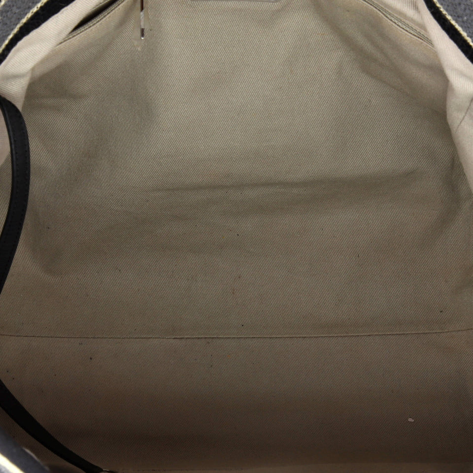 Deauville Tote Stripe Canvas Medium