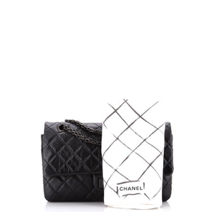 So Black Reissue 2.55 Flap Bag Quilted Aged Calfskin 225