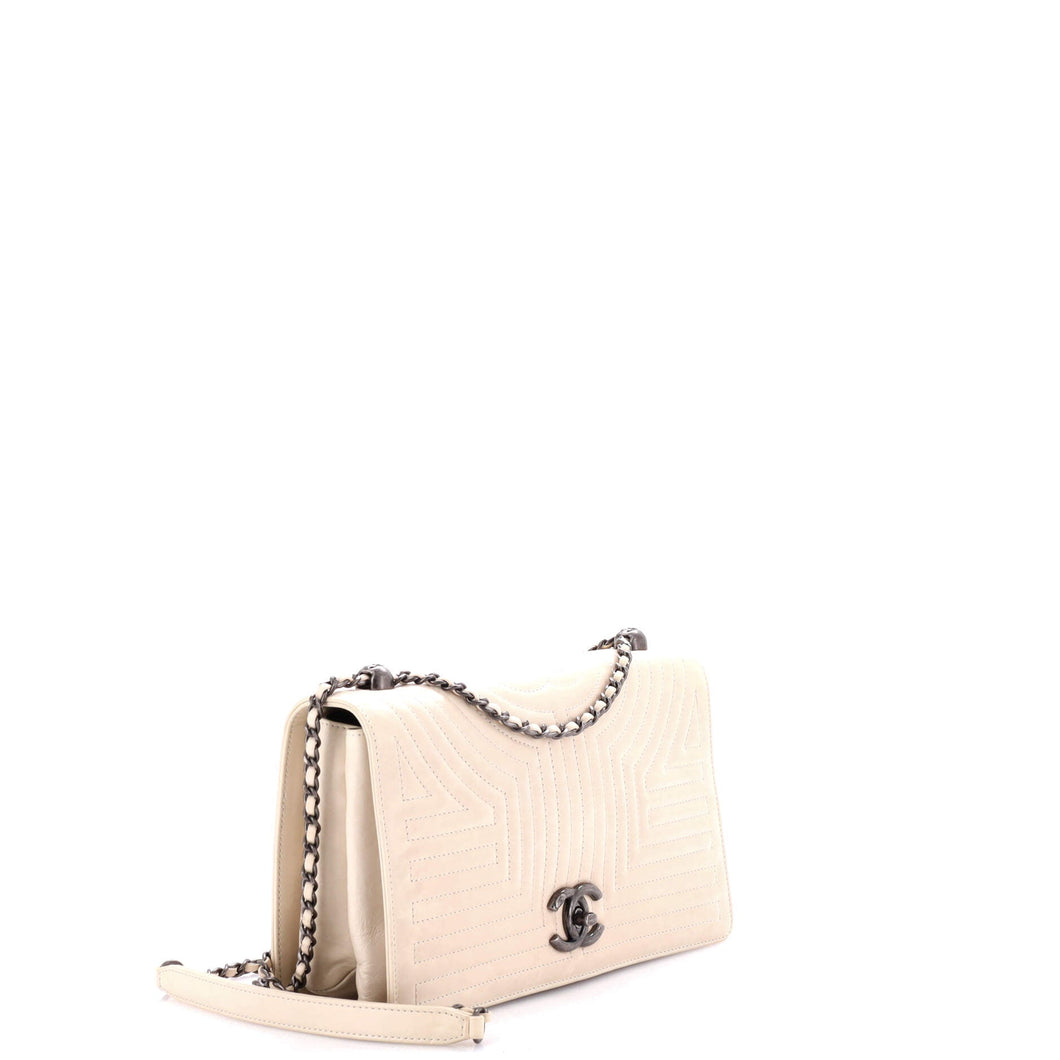 Korean Garden Flap Bag Quilted Calfskin Medium