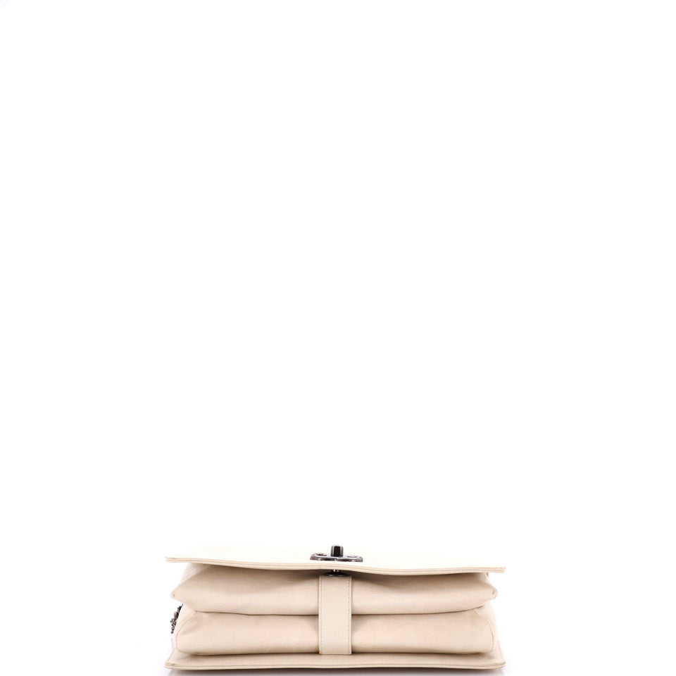 Korean Garden Flap Bag Quilted Calfskin Medium