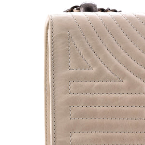 Korean Garden Flap Bag Quilted Calfskin Medium
