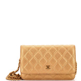 Wallet on Chain Quilted Caviar