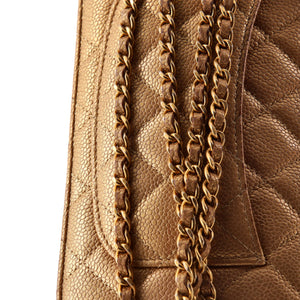 Wallet on Chain Quilted Caviar