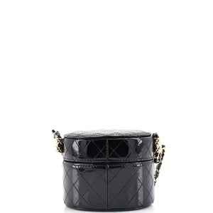 CC Allure Vanity Case with Chain Quilted Patent Mini