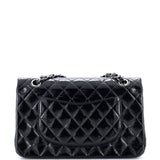 Classic Double Flap Bag Quilted Crinkled Patent Medium