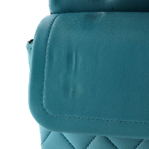 Tricolor Classic Double Flap Bag Quilted Lambskin Medium