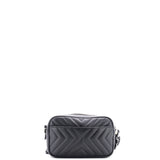 CC Tassel Camera Bag Diagonal Chevron Calfskin Mini