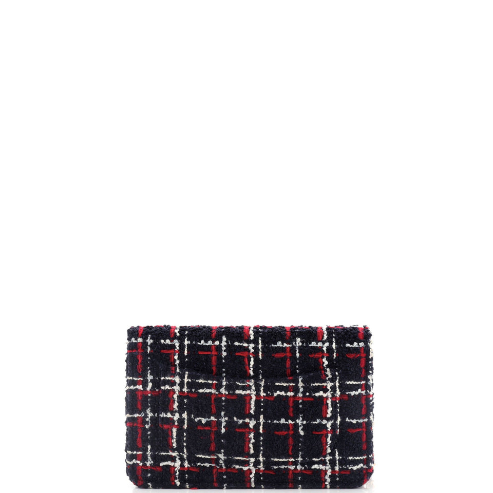 Chain Signe Wallet on Chain Quilted Tweed