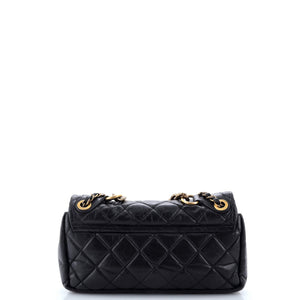 Pondichery Flap Bag Quilted Aged Calfskin Small
