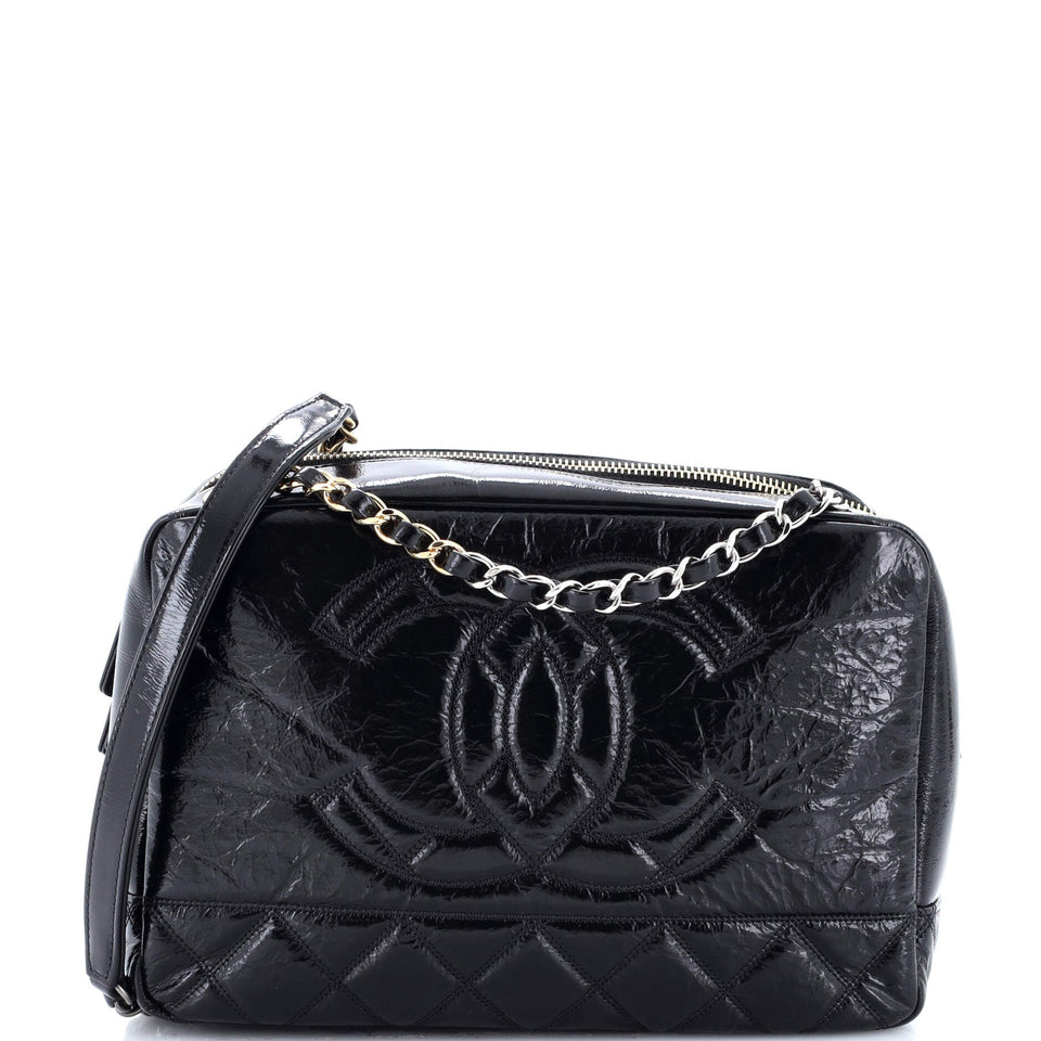 Timeless CC Camera Bag Quilted Shiny Aged Calfskin Medium