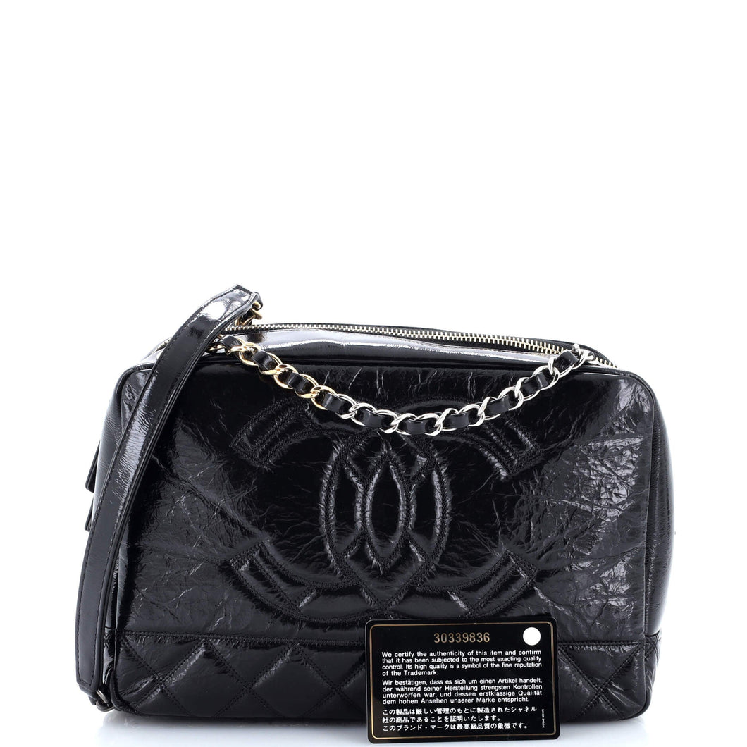 Timeless CC Camera Bag Quilted Shiny Aged Calfskin Medium