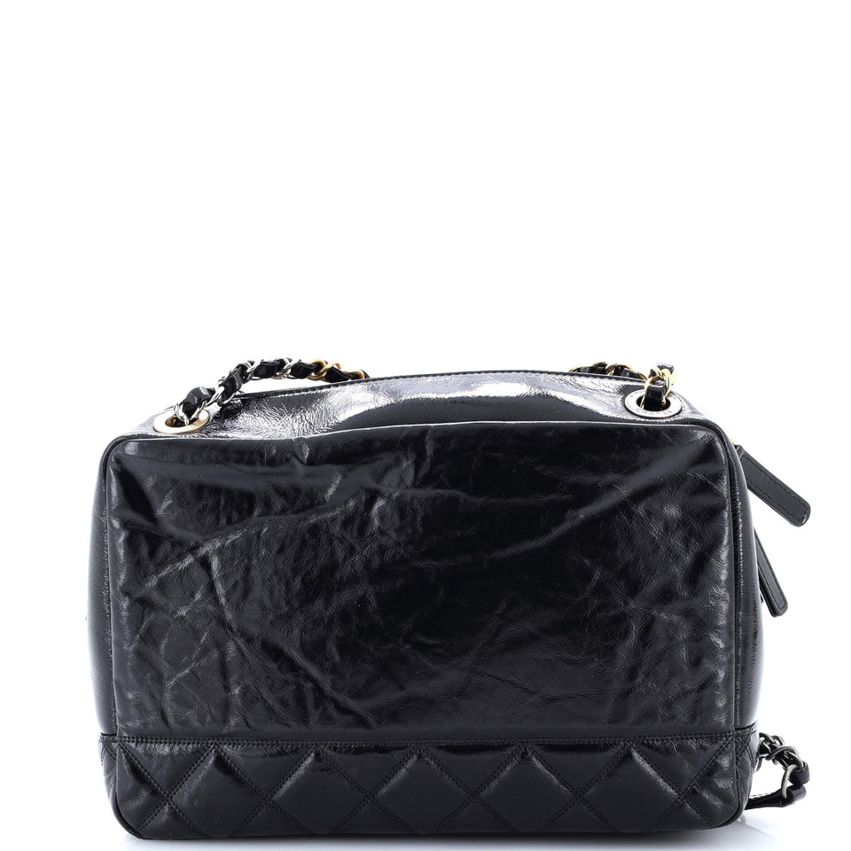Timeless CC Camera Bag Quilted Shiny Aged Calfskin Medium