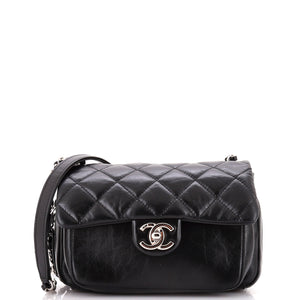 Express Zip Around CC Flap Bag Quilted Calfskin Small