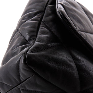 19 Flap Bag Quilted Leather Large