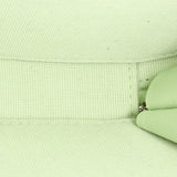 Handle with Care Round Vanity Case with Chain Quilted Caviar Small