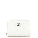 CC Zip Coin Purse Quilted Caviar Small