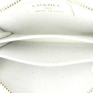 CC Zip Coin Purse Quilted Caviar Small