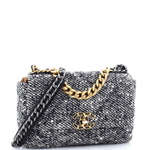 19 Flap Bag Quilted Wool Medium