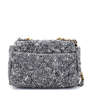 19 Flap Bag Quilted Wool Medium