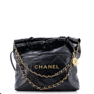 22 Chain Hobo Quilted Calfskin Small