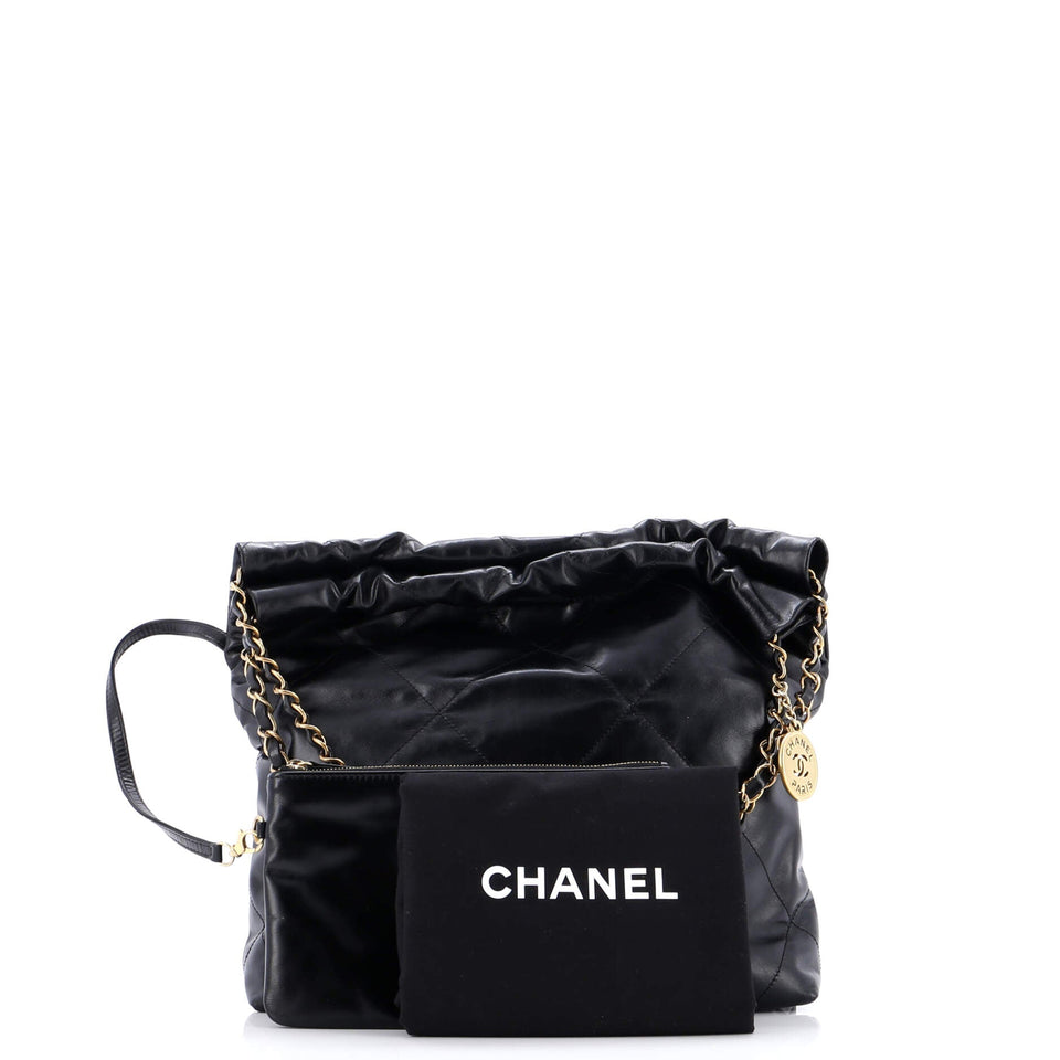 22 Chain Hobo Quilted Calfskin Small