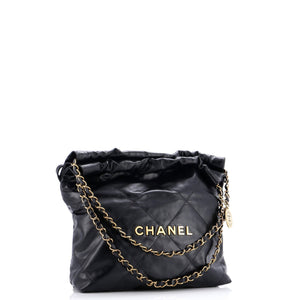 22 Chain Hobo Quilted Calfskin Small