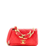 Chain Is More Flap Bag Quilted Lambskin Small