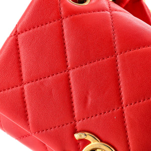 Chain Is More Flap Bag Quilted Lambskin Small