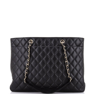 Classic CC Shopping Tote Quilted Calfskin Large
