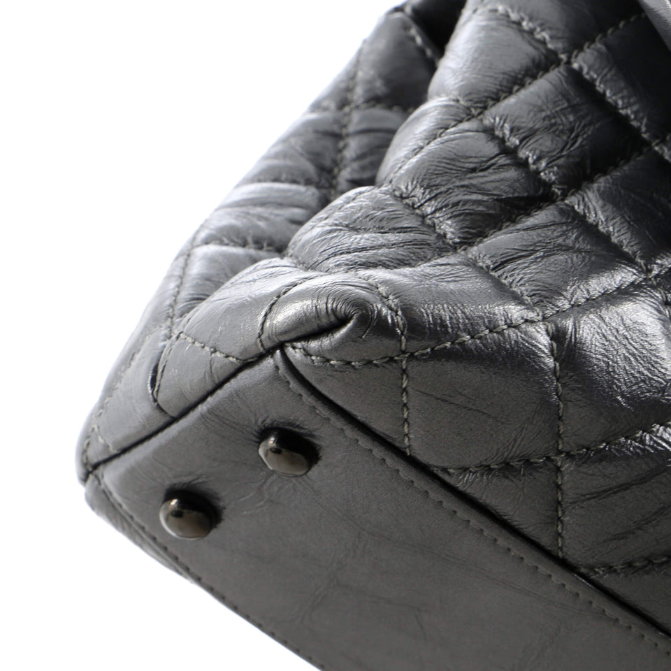 Coco Top Handle Bag Quilted Aged Calfskin Mini