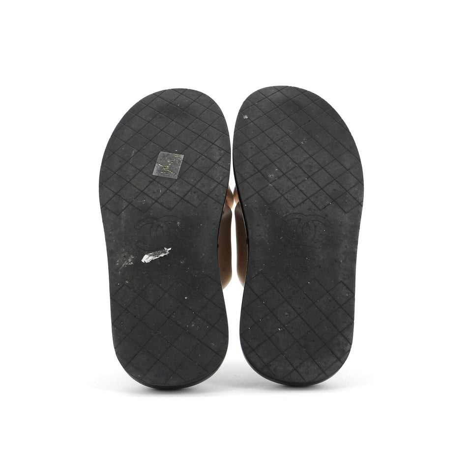Women's CC Criss Cross Mule Sandals Fabric