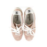 Women's CC Low-Top Flat Runner Sneakers Suede
