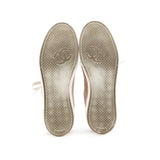 Women's CC Low-Top Flat Runner Sneakers Suede