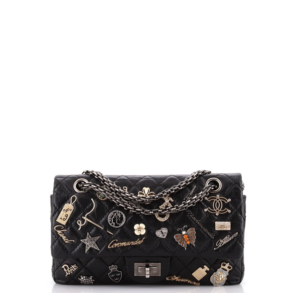 Lucky Charms Reissue 2.55 Flap Bag Quilted Aged Calfskin 225