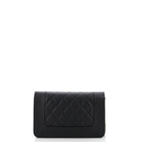 Mademoiselle Vintage Wallet on Chain Quilted Caviar