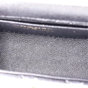 Coco Enamel Top Handle Flap Bag Quilted Lambskin Small