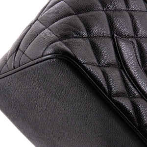 Medallion Tote Quilted Caviar